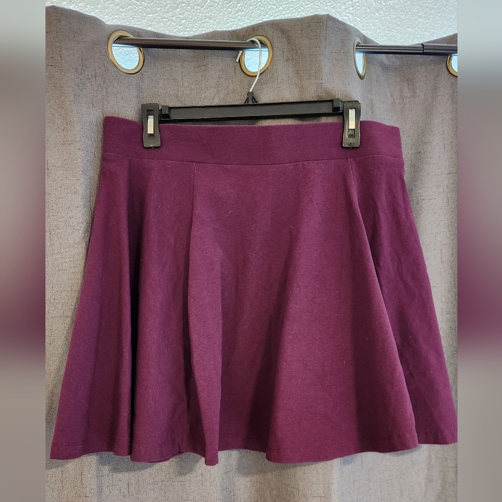 H&M Rich Purple Mini Skirt